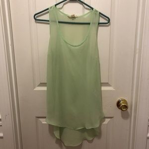 Sheer tank top